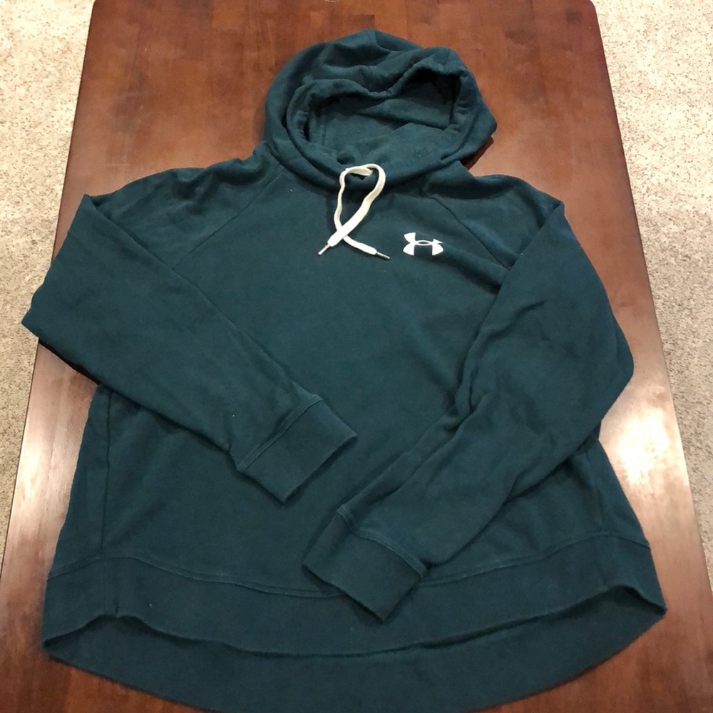 Evergreen colored Under Armour sweatshirt